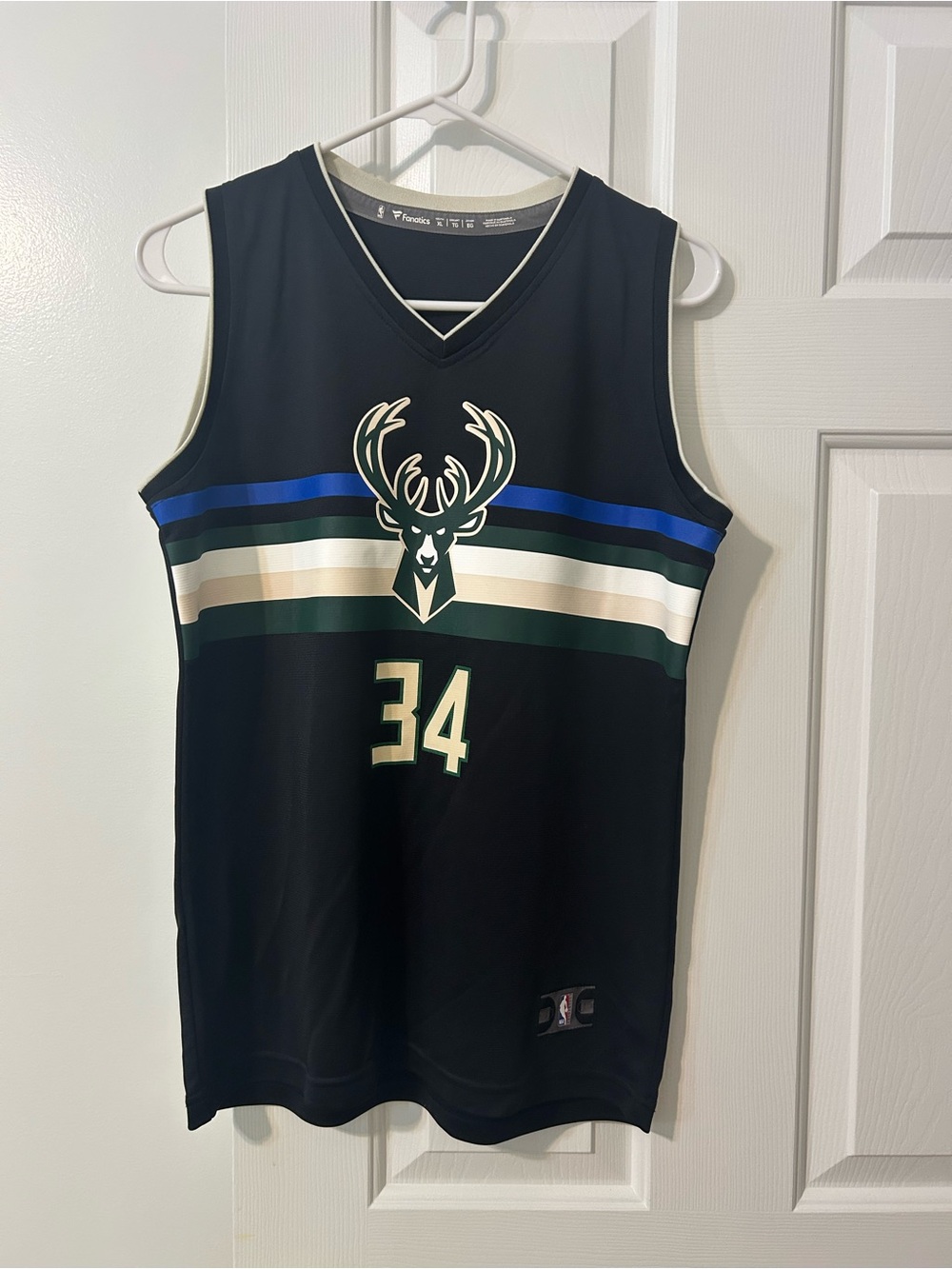 Fanactics Giannis Antetokounmpo NBA Basketball jersey Youth XL